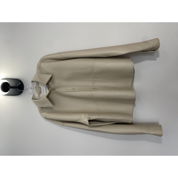 Aritzia Babaton Pelli Vegan Shirt Jacket Large - Picture 4 of 8